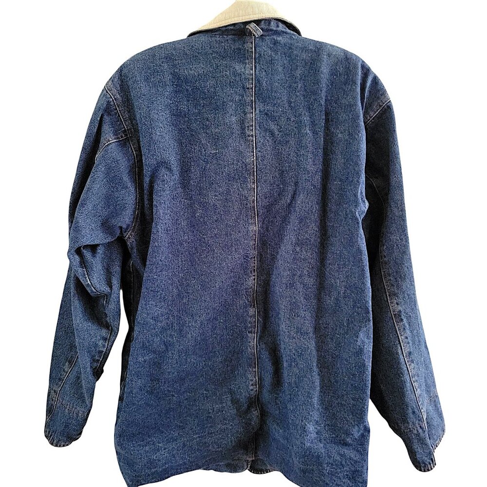 Falls Creek Denim Barn Chore Jacket Coat Blanket Lining - Picture 3 of 4